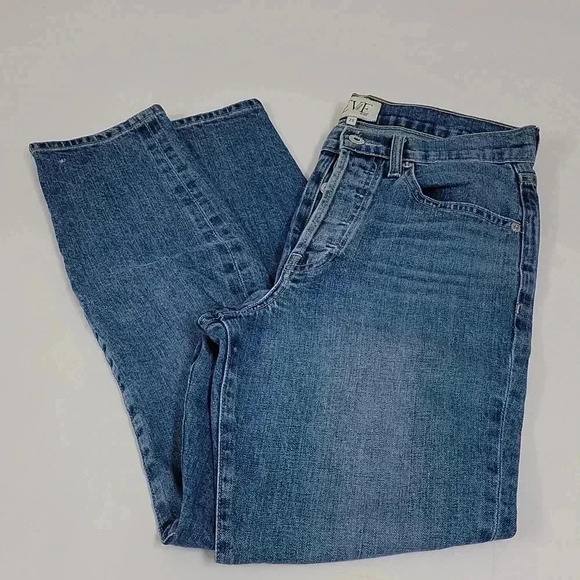  Eve Denim The Silver Bullet Denim Straight Jeans - Picture 2 of 14